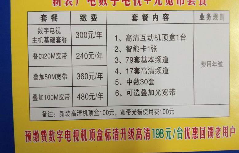 中国广电宽带套餐推荐，看电视、上网两不误