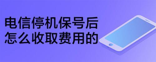 停机保号后怎么收费？收费标准、收费方式全解析